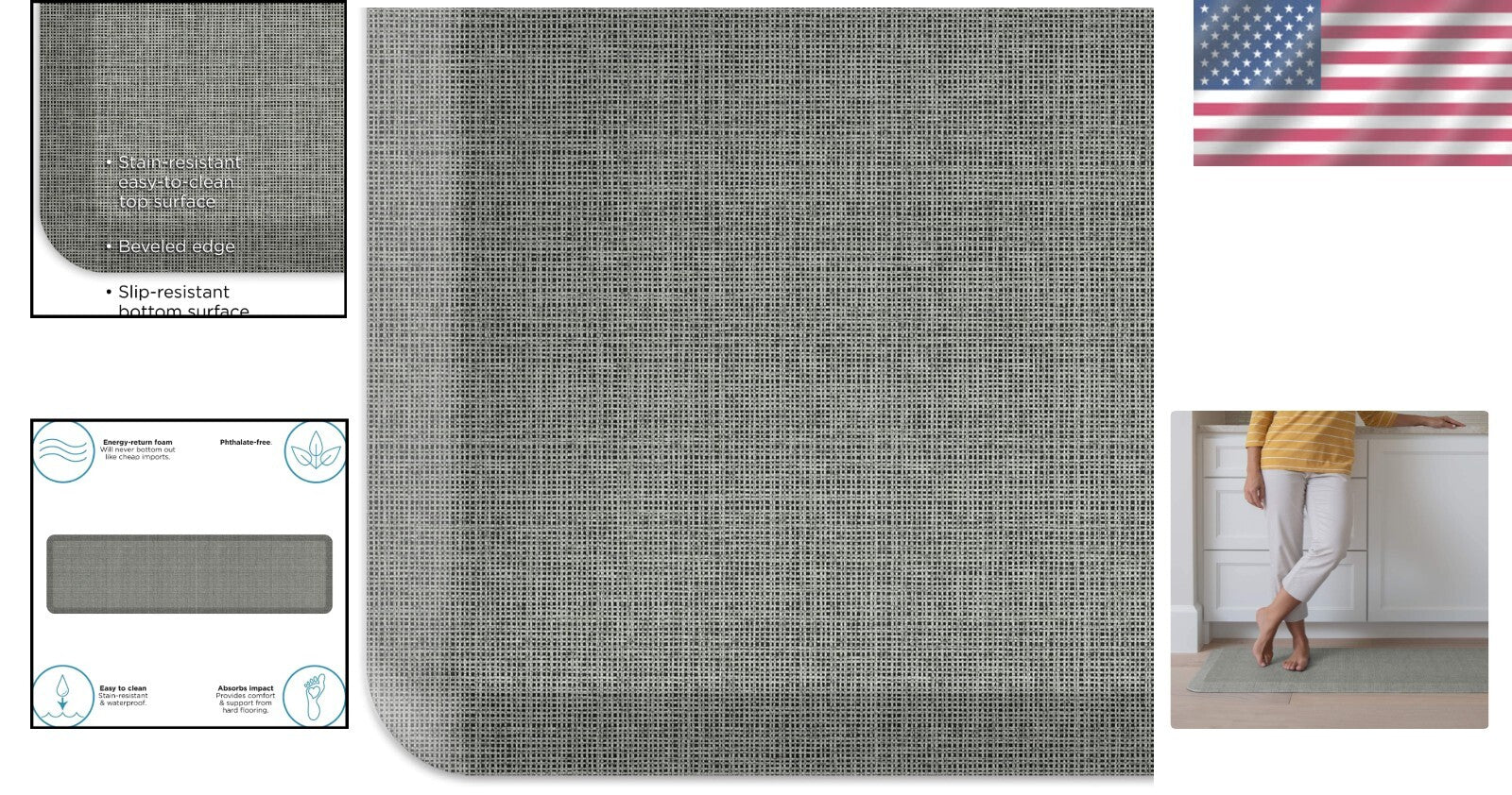 Comfortable 20" x 72" Anti-Fatigue Standing Mat - Durable, Easy Clean Design