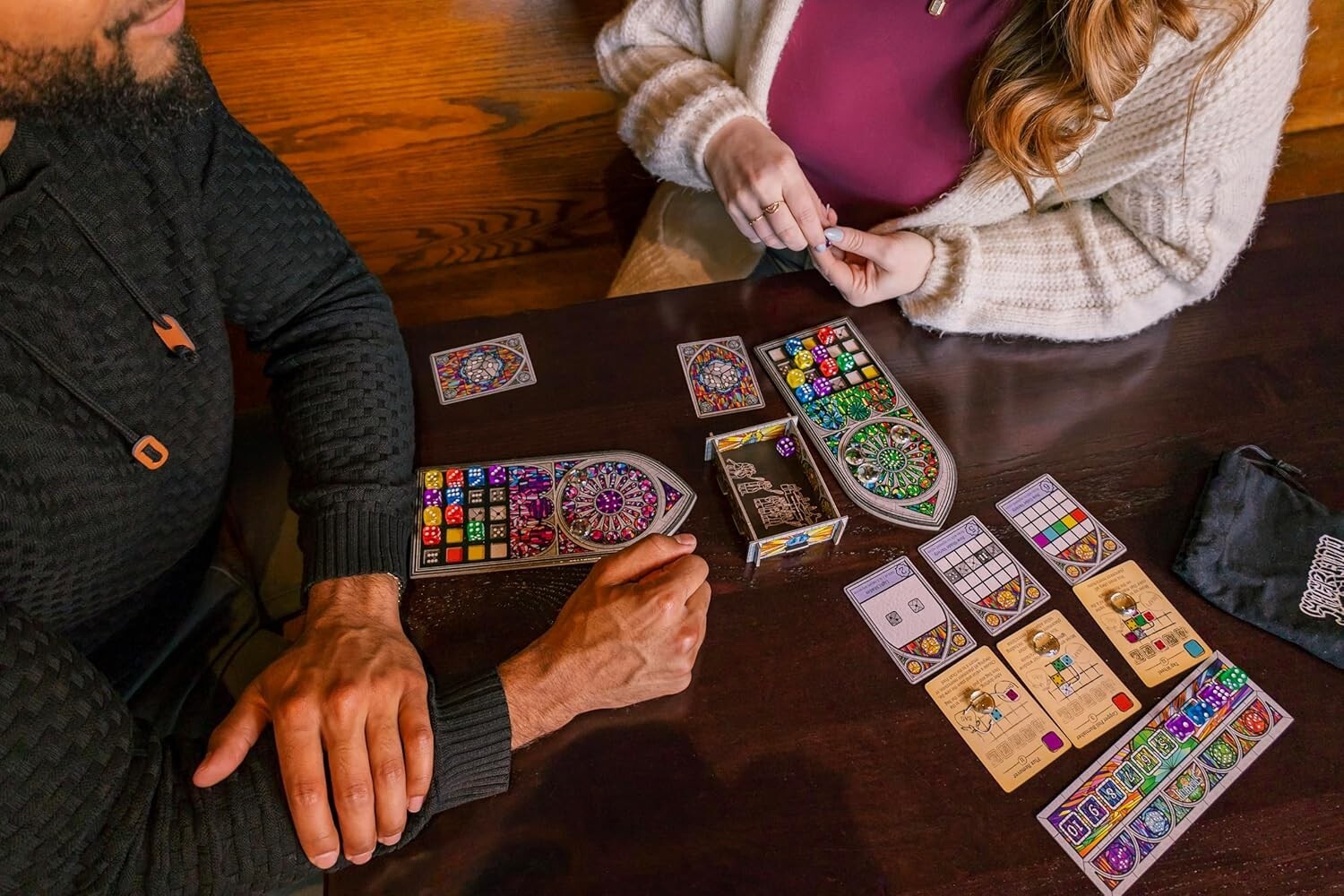 Engaging Sagrada Board Game for Kids & Adults - Create Stunning Windows