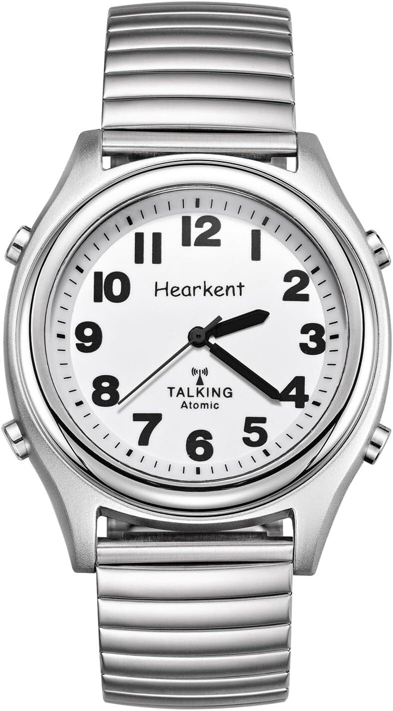 Large Display Talking Watch with Alarm - Ideal for Seniors and Blind Individuals