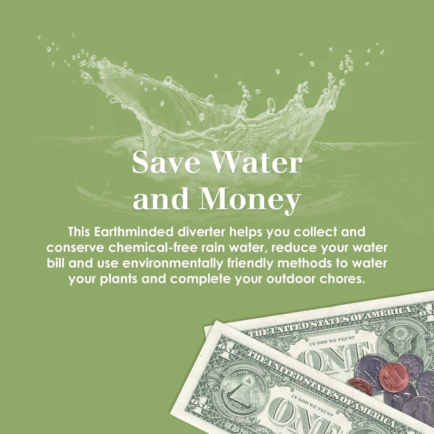 All-in-One Rainwater Collection System - DIY Diverter & Accessories Included