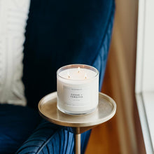 Load image into Gallery viewer, Classic 3-Wick Cedar Tobacco Candle in Glass Jar - 43 Hour Burn, Gift-Ready