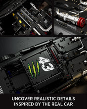 Load image into Gallery viewer, Realistic HOONIKEN Model Car Kit - 3141 Pieces with V8 Engine &amp; Moving Parts