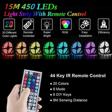 Load image into Gallery viewer, 50FT Waterproof LED Strip Lights for Pontoon and Bass Boats - Multi-Color Magic