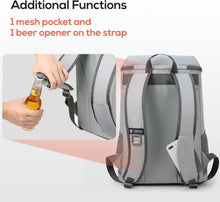 Load image into Gallery viewer, Durable Waterproof Insulated Cooler Backpack - 30 Can Capacity for Adventures