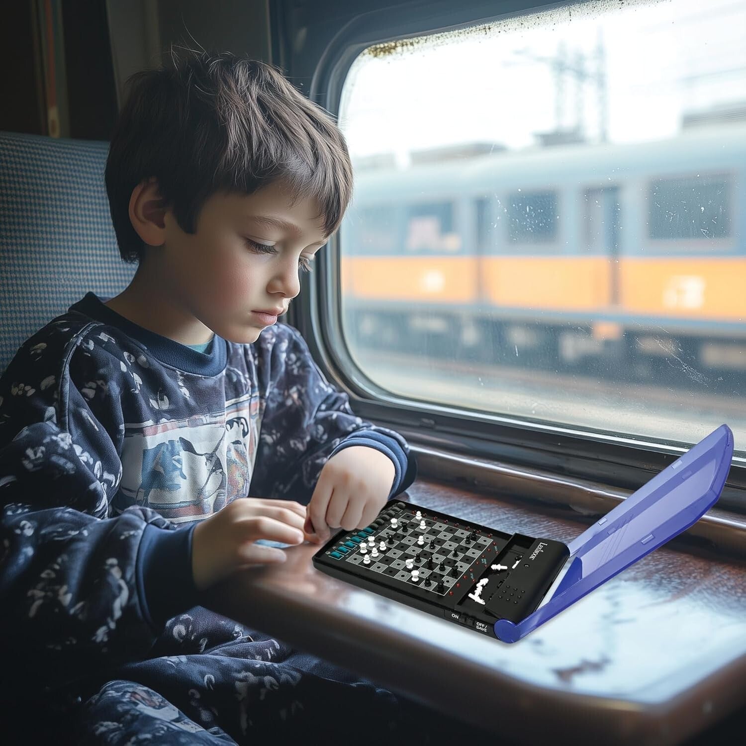 Electronic Chess Set for Travel, 32 Pieces, 64 Levels - Perfect Play Anywhere