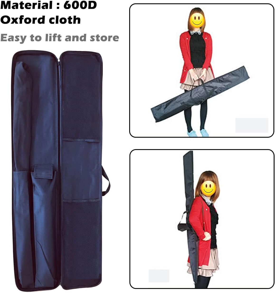 Durable 2-Pack Feather Flag Pole Kit - Easy Setup, 12FT Tall & Weather-Resistant