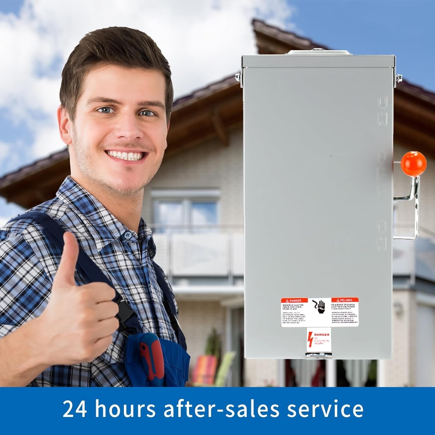 Heavy-Duty Generator Transfer Switch - 240V Double-Throw with Strong Stability