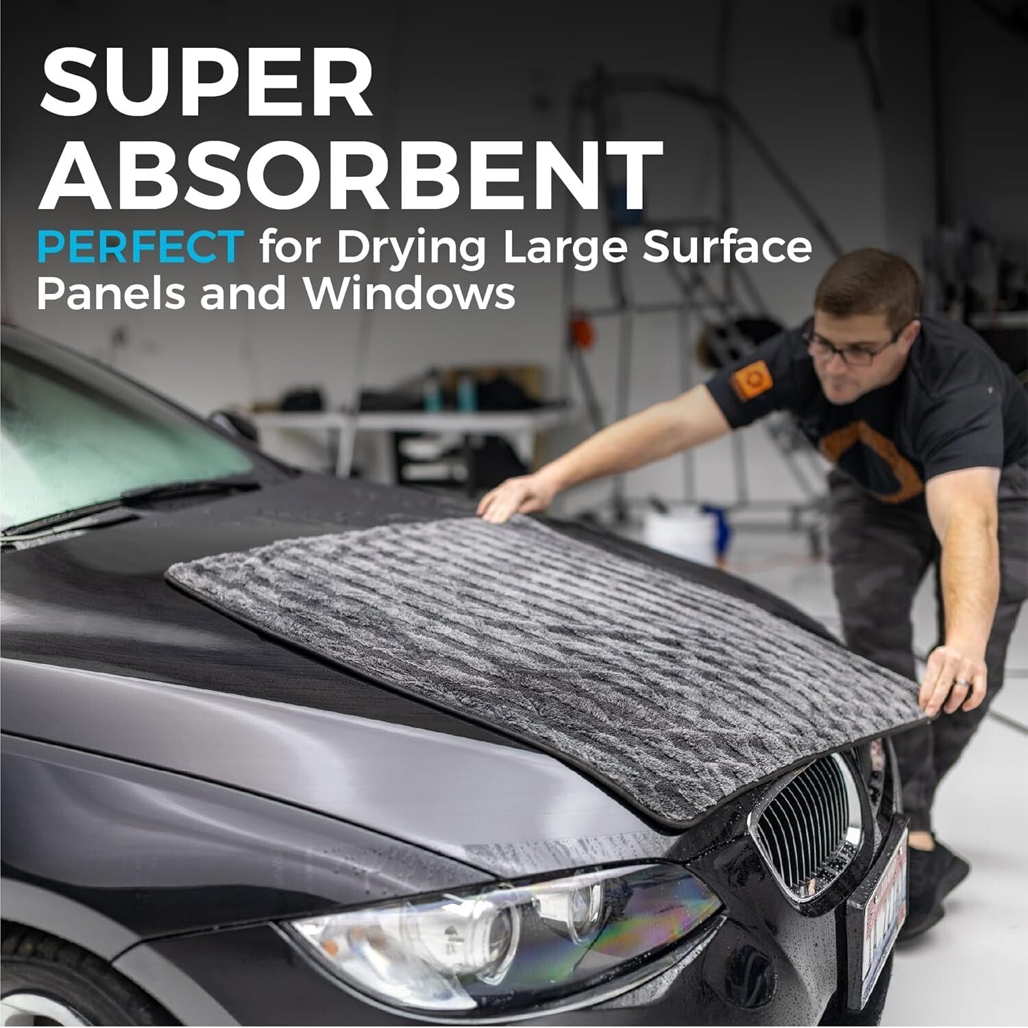 High-Quality Microfiber Car Drying Towel, 900gsm, 30x36, Safe for All Surfaces