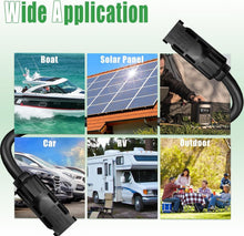 Load image into Gallery viewer, Weather-Resistant 10AWG Solar Panel Extension Cable - 50FT with IP67 Connectors