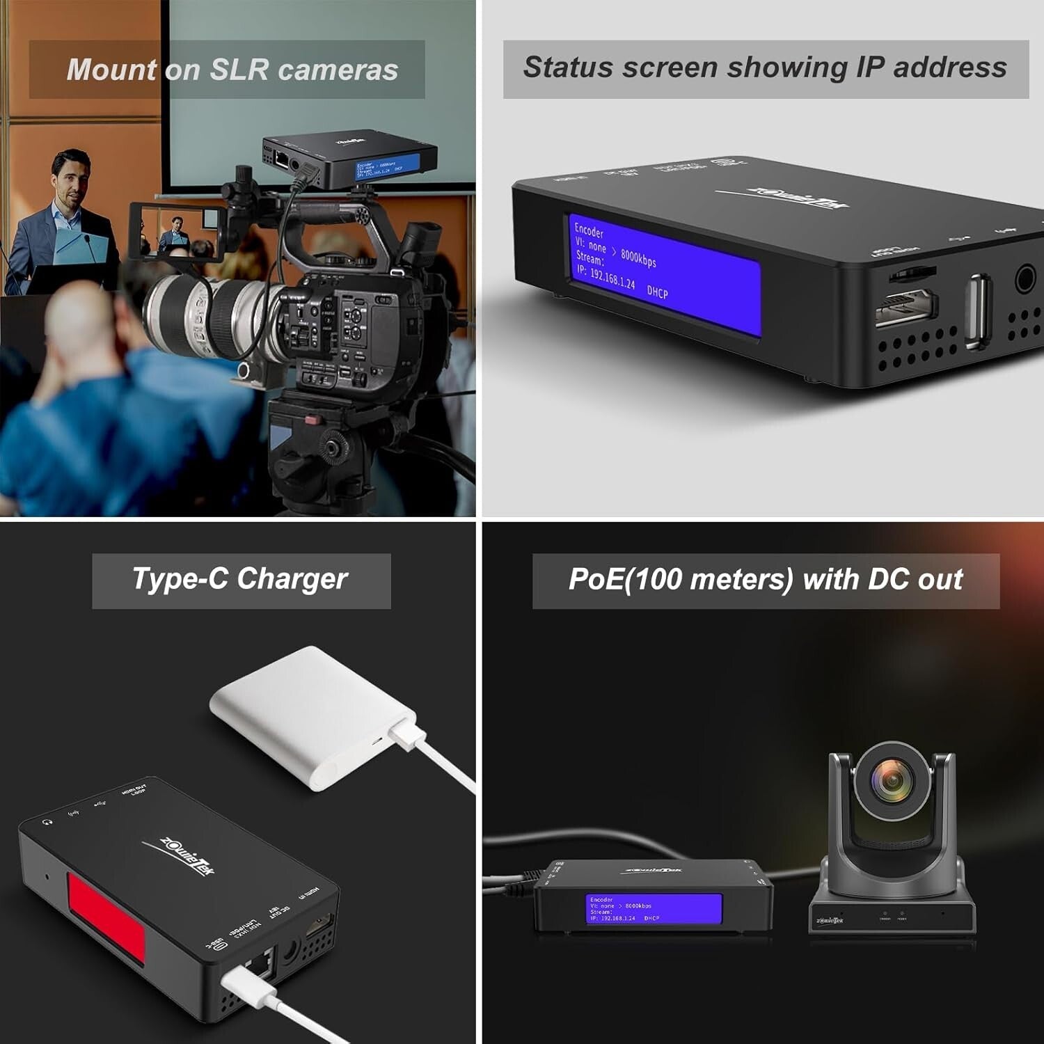 4K HDMI Encoder/Decoder with NDI Support – Ideal for Gamers & Streamers