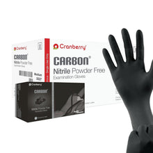 Load image into Gallery viewer, Durable 3.2 Mil Black Carbon Nitrile Exam Gloves, Large - 2000 Pack, Powder-Free