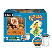 Load image into Gallery viewer, Premium Coffee Pods - 10% Hawaiian Coconut Caramel Crunch, 60 Count for K-Cups