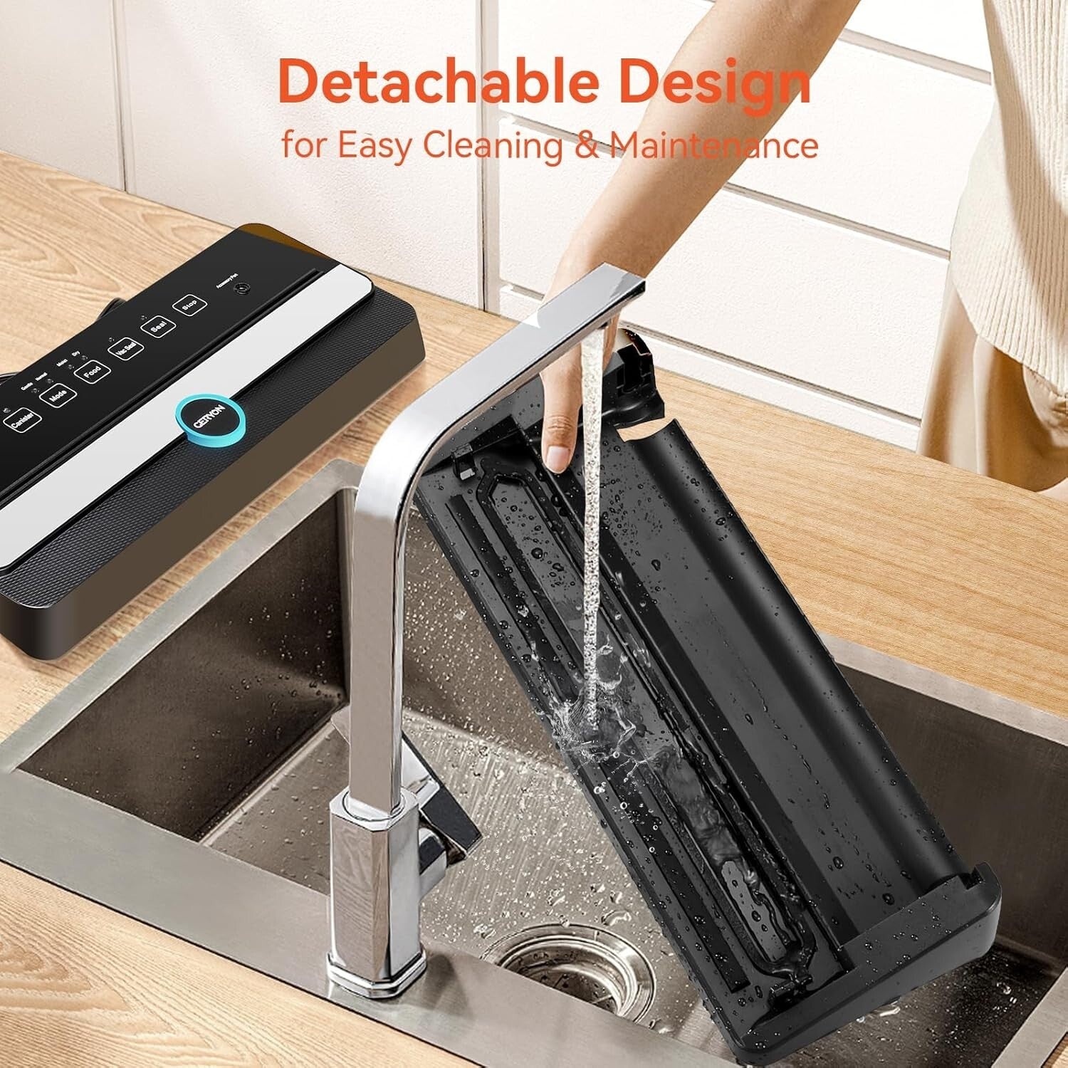 Automatic Vacuum Sealer with Built-in Cutter - Preserve Food Freshness Easily