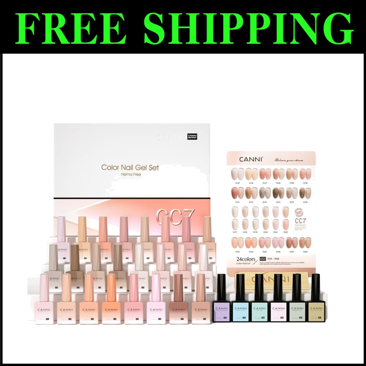 Ultimate 30 Pcs HEMA-Free Gel Nail Polish Kit - Perfect Gift for Nail Lovers