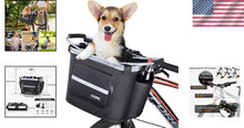 Load image into Gallery viewer, Lightweight and Durable Detachable Bike Basket with Side Pockets for Easy Access