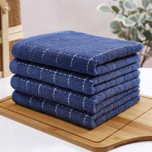 Load image into Gallery viewer, Elegant 12-Pack of Cotton Dish Towels - 13x28 Checkered for Quick Drying &amp; Care