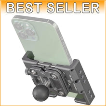 Load image into Gallery viewer, Lightweight Motorcycle Phone Holder with Shock Absorption for 5.5-7" Smartphones
