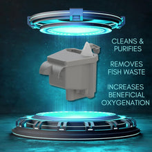 Load image into Gallery viewer, Compact 2-Gallon LED Fish Tank with Power Filter - Ideal for Betta &amp; Guppies