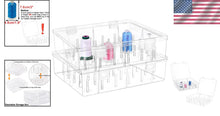 Load image into Gallery viewer, Superb Visibility Stackable Thread Storage Boxes - 2 Pack for Embroidery