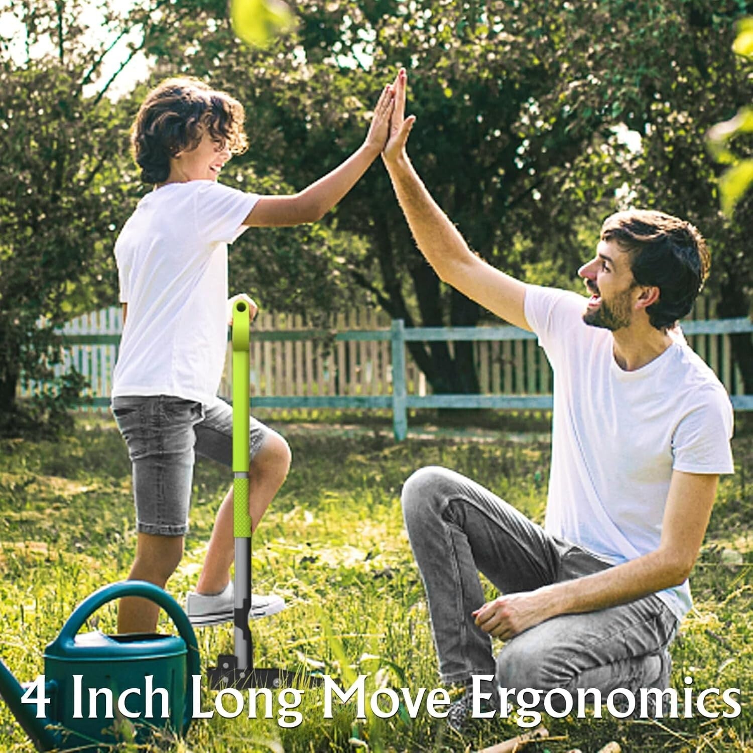 Effortless Weeding with 40-inch Stand-Up Garden Tool - No Kneeling Required