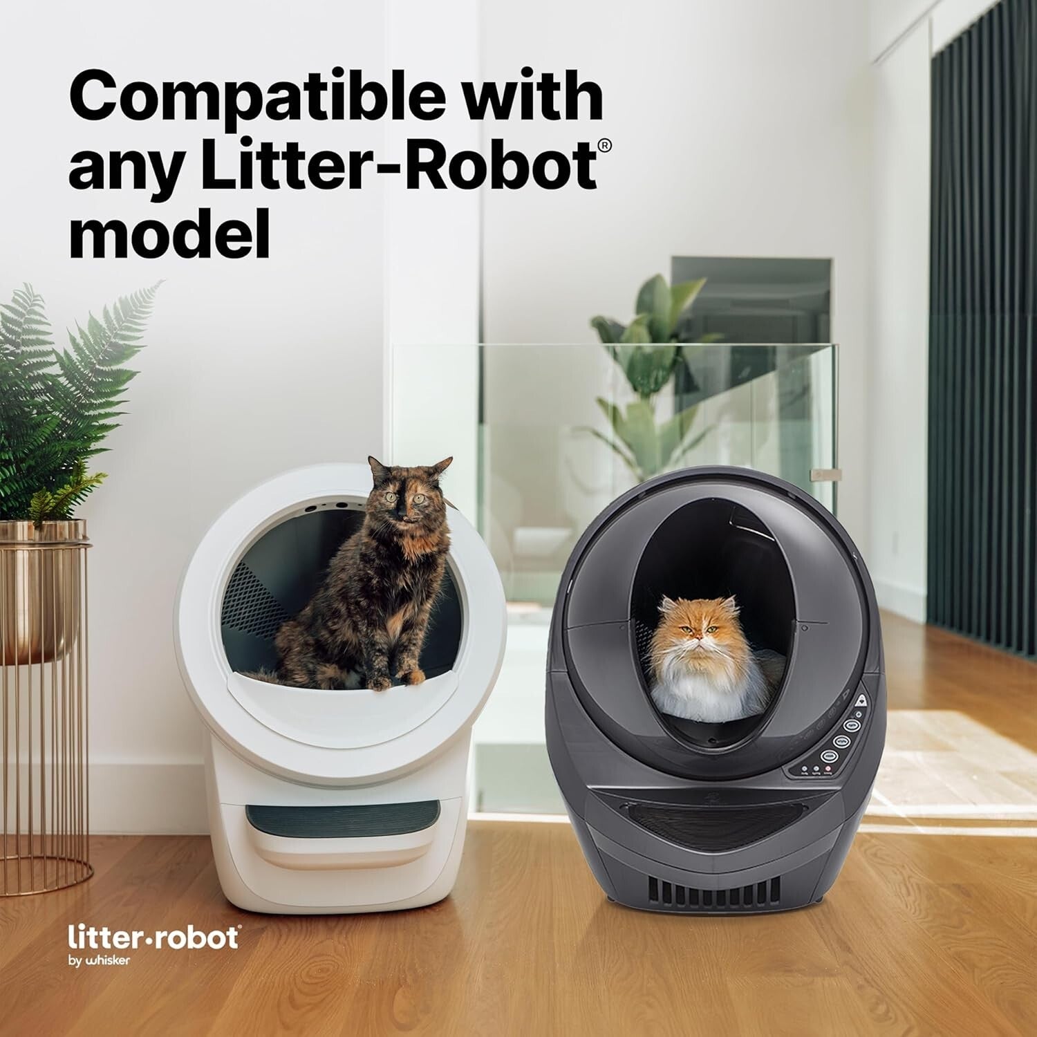 Custom Fit Litter-Robot Waste Drawer Liners - 100 Disposable Bags, 11 Gallon