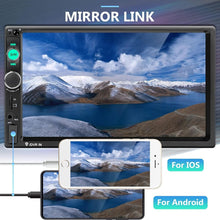 Load image into Gallery viewer, Upgrade Your Ride: Double Din 7-Inch Stereo with Touch Screen &amp; Rear Camera