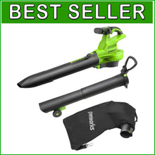 Load image into Gallery viewer, Ergonomic 40V Brushless Leaf Blower - 3-Year Protection, Ultimate Debris Cleanup