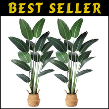 Load image into Gallery viewer, Lush 6 Ft Artificial Bird of Paradise Trees: Perfect Faux Decor for Any Occasion