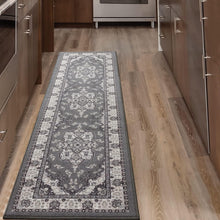 Load image into Gallery viewer, Traditional 2' x 10' Low Pile Indoor Runner Rug - Stylish &amp; Stain Resistant