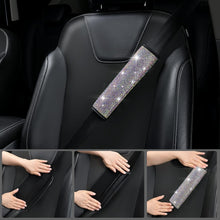 Load image into Gallery viewer, Universal Fit 12-Pc Bling Seat Covers &amp; Steering Wheel Set - Gift-Worthy Designs