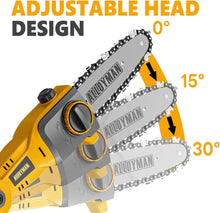 Load image into Gallery viewer, Efficient 20V Electric Pole Saw - 8-Inch Blade &amp; Automatic Chain Lubrication