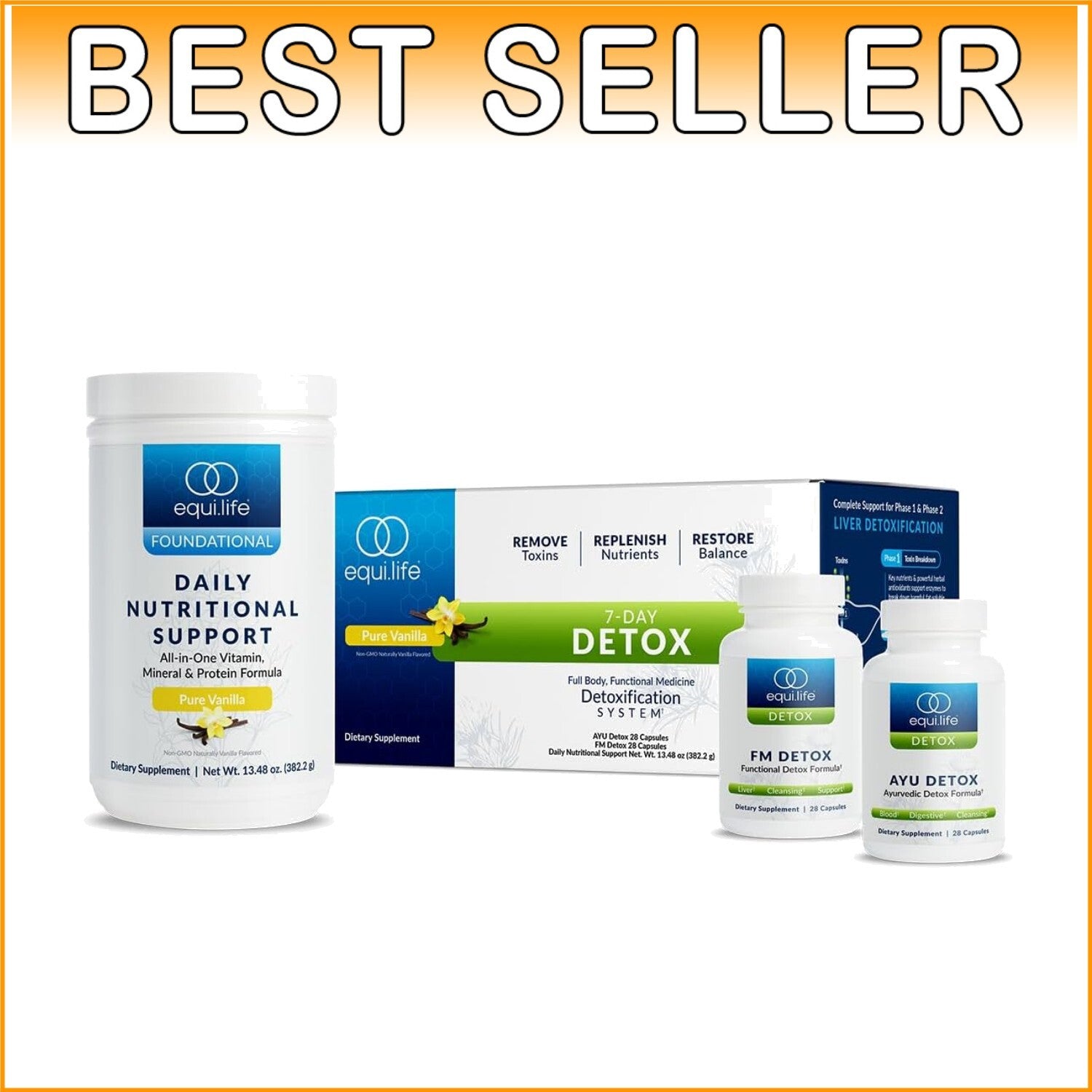 Full Body Detox with Vanilla Flavor - 14 Servings for Ultimate Wellness