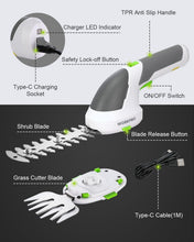 Load image into Gallery viewer, Lightweight 2-in-1 Cordless Trimmer for Perfect Garden Maintenance – 7.2V Power