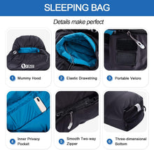 Load image into Gallery viewer, Ultralight Down Sleeping Bag for Adults - Ideal for Cold Weather Adventures