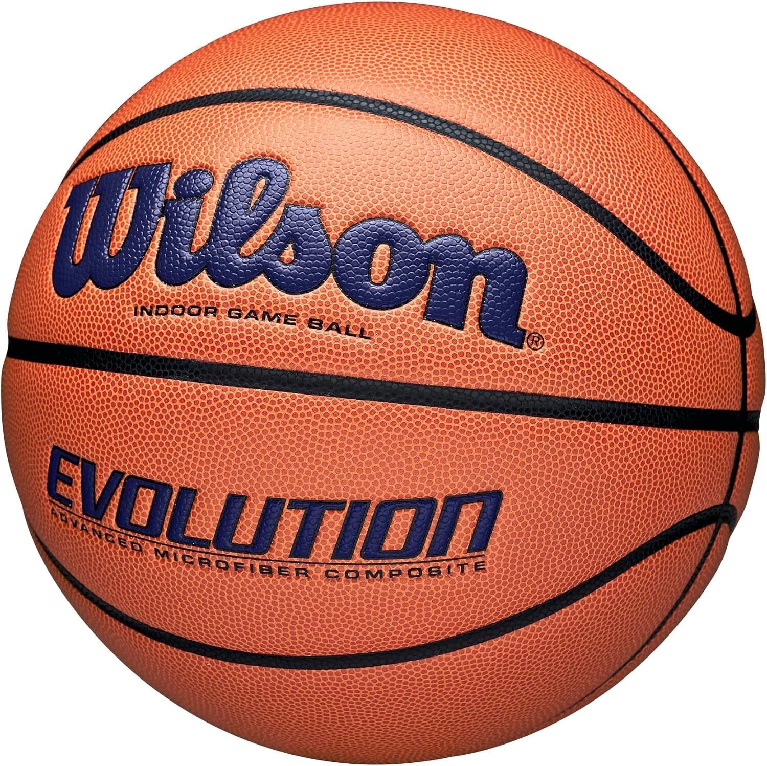 NFHS Approved Evolution Basketball - Size 5, 6, 7 with Pebbled Grip Surface
