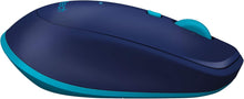 Load image into Gallery viewer, Travel-Friendly Blue Bluetooth Mouse - Optical Performance with Wireless Freedom