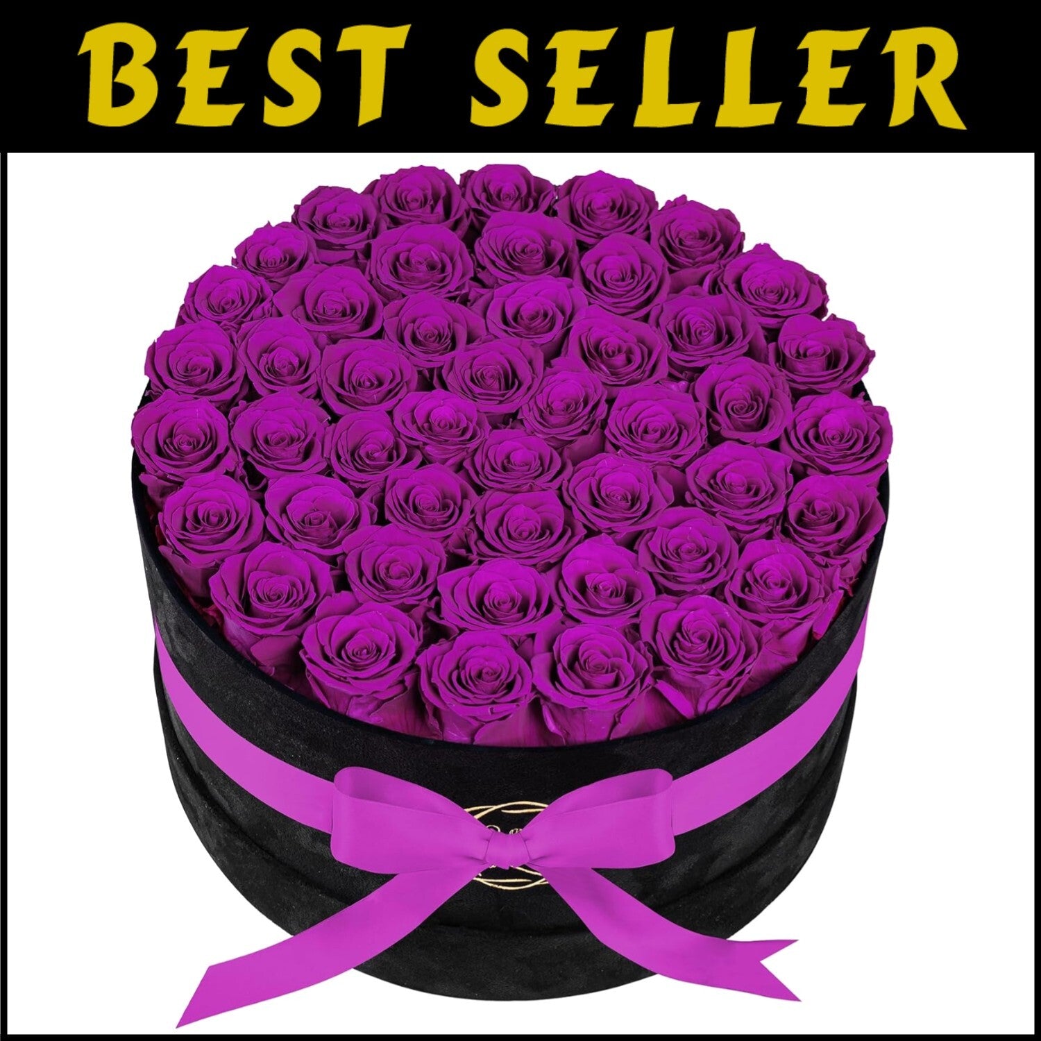 47 Handmade Rosy Beauties in Velvet Box - Perfect for Mother’s Day or Birthdays