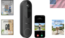 Load image into Gallery viewer, Smart Wireless Doorbell Camera: 2K Resolution, Battery/Wired Power, Alerts