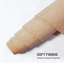 Load image into Gallery viewer, Premium Beige Suede Headliner Material with Foam Backing for DIY Vehicle Repairs