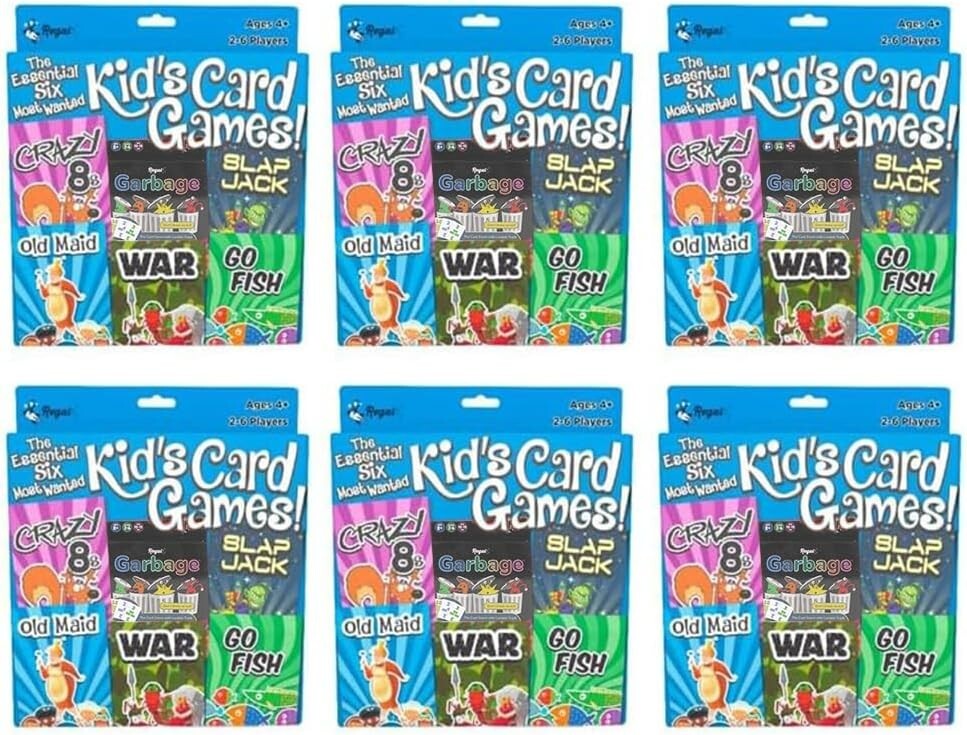 Engaging Card Games for Kids: Fun Family Set with Big Cards for Young Players