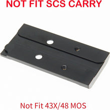 Load image into Gallery viewer, Ultra Lightweight CNC Machined Titanium Adapter for Glock 17/19 MOS Models