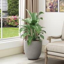 Load image into Gallery viewer, Large Stylish 18" Concrete Planter with Drainage - Perfect for Home &amp; Garden