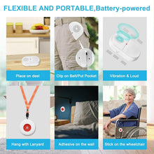 Load image into Gallery viewer, Versatile Wireless Emergency Call Button for Seniors - 500FT Nurse Alert System