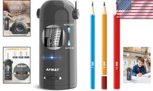 Load image into Gallery viewer, Portable Vertical Electric Pencil Sharpener for Large Pencils - Battery Operated