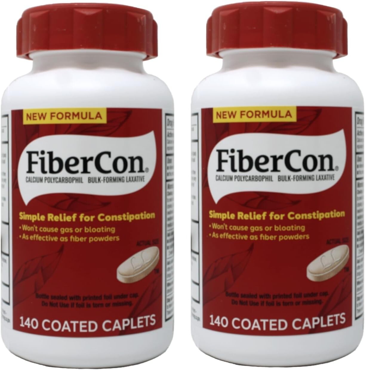 Fiber Therapy Powder for Gentle Digestive Support - 2 Pack of Unflavored Relief