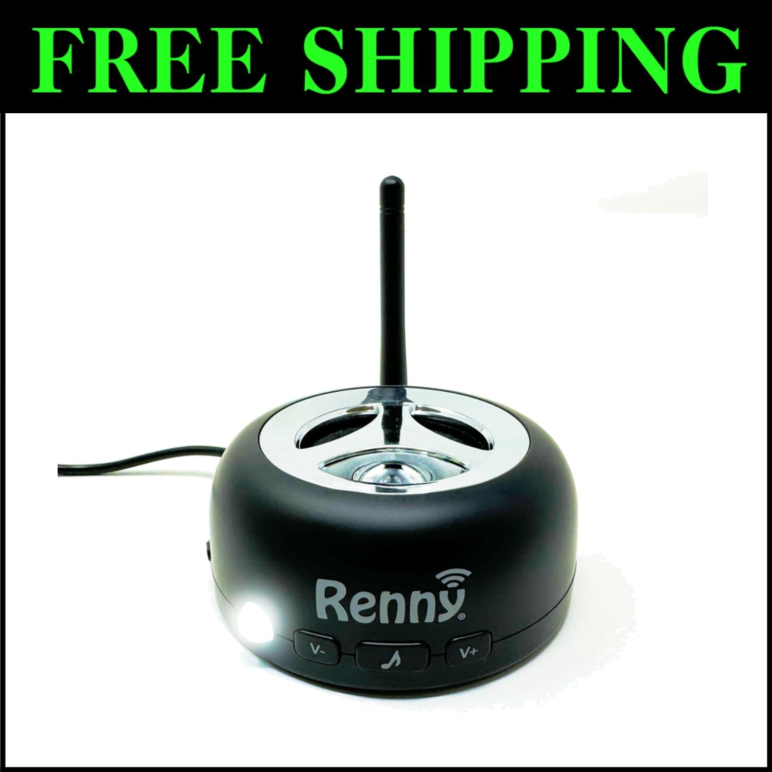 Amplified Cell Phone Alert System with Talking Caller ID - 5-Year Warranty