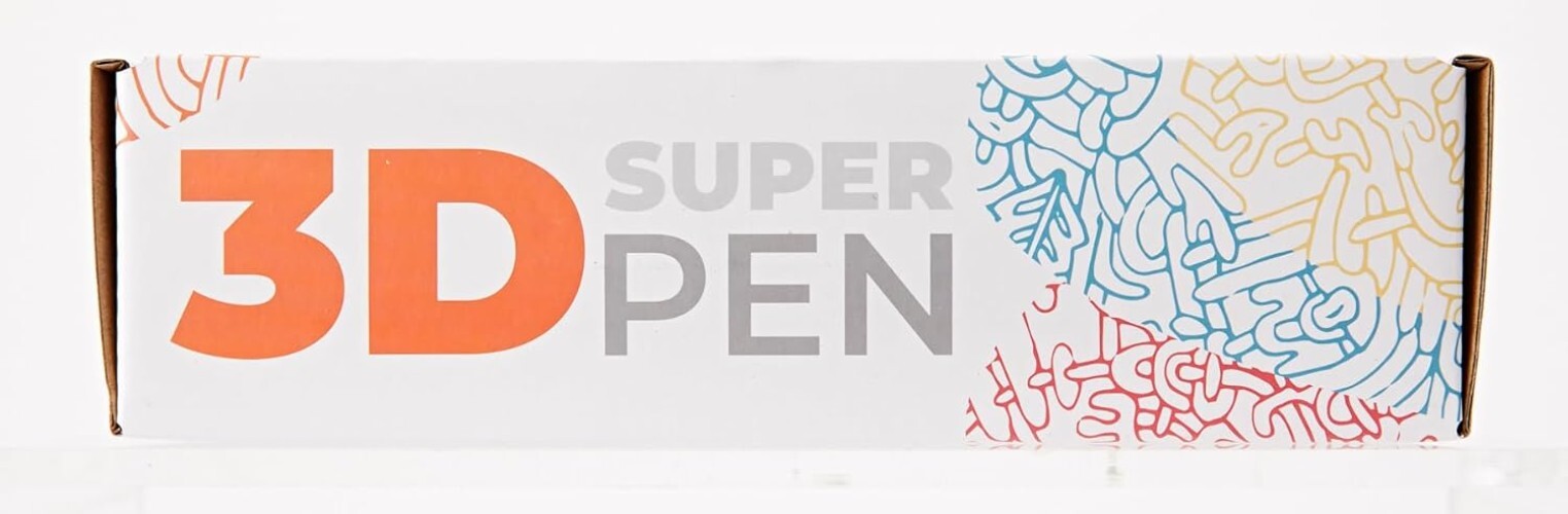 Ergonomic 3D Printing Pen with Adjustable Flow for Kids & Artists - Black