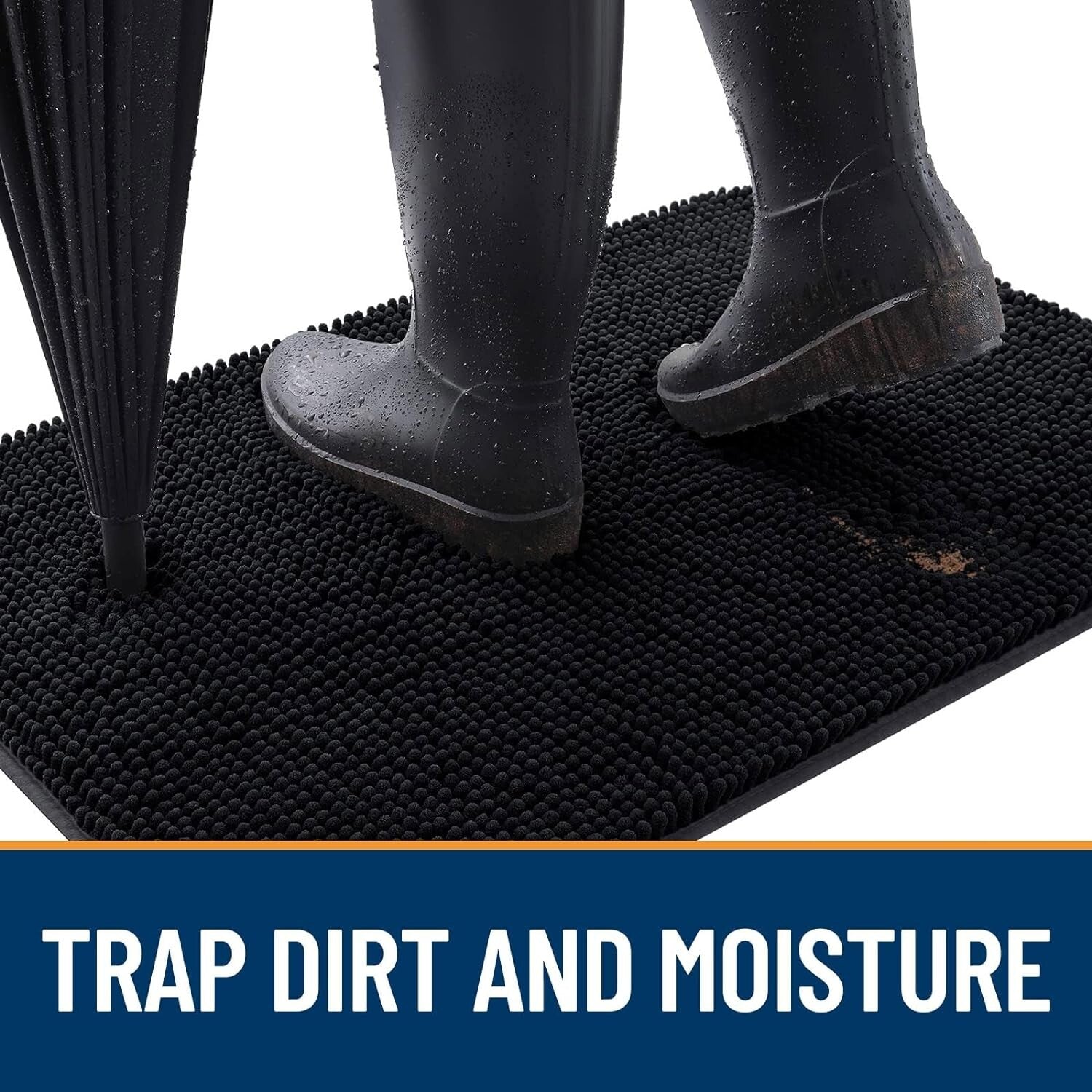 Versatile Absorbent Dog Mat 59x35 - Stylish Indoor Entryway Solution