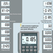 Load image into Gallery viewer, High-Power EV Charger Monitor with Wi-Fi Control &amp; Advanced Accuracy - 60-240V