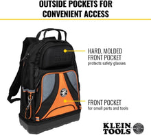 Load image into Gallery viewer, Professional Tool Backpack with Molded Bottom &amp; Padded Straps - 39 Pockets